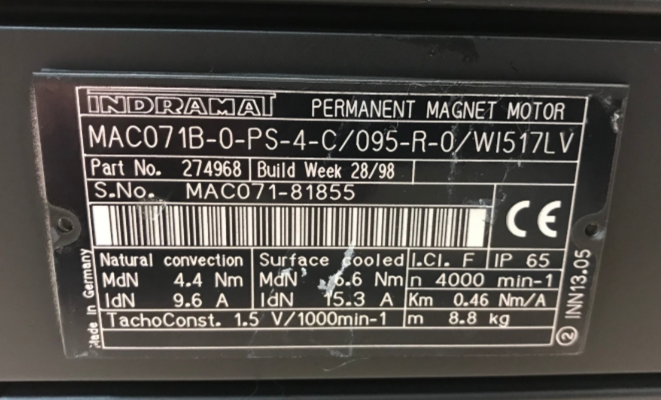 MAC071B-0-PS-4-C/095-R-0/WI517LV