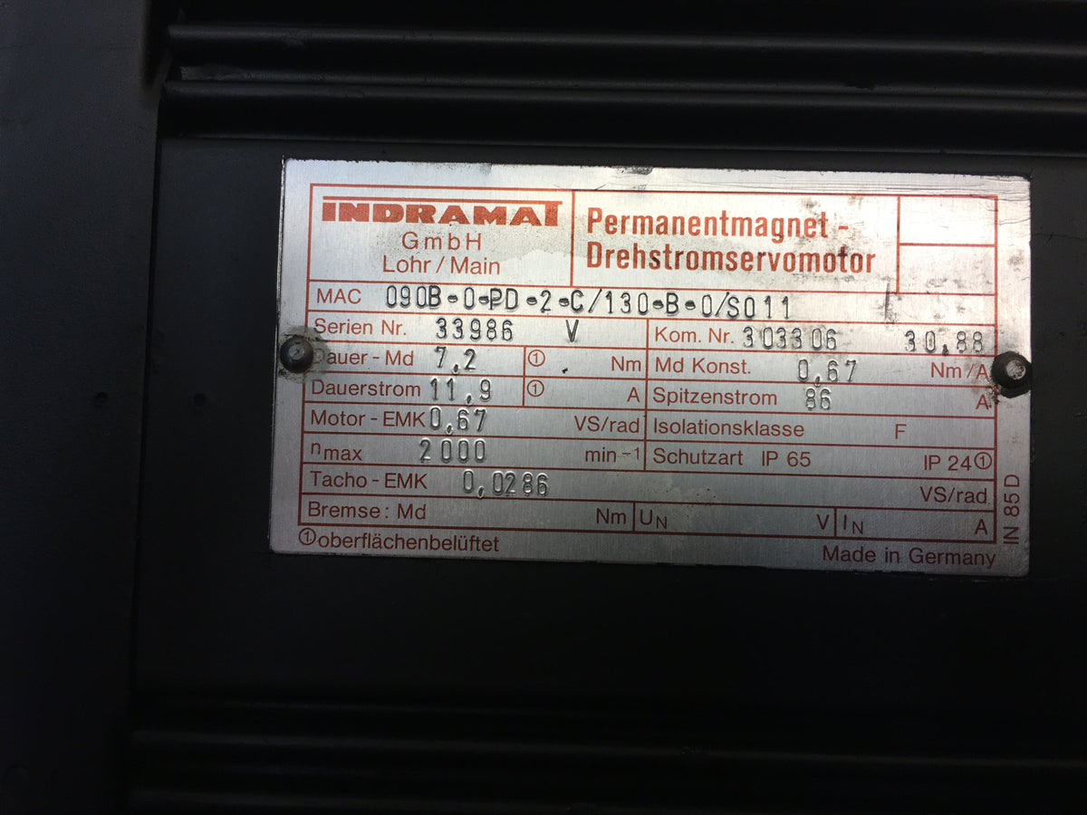 MAC090B-0-PD-2-C/130-B-0/S011