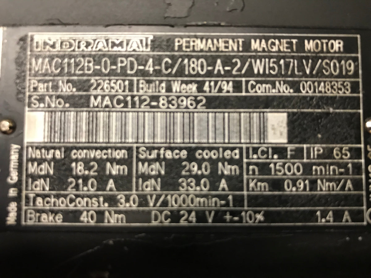 MAC112B-0-PD-4-C/180-A-2/WI517LV/S019