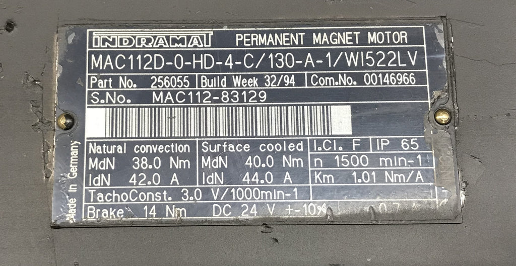 MAC112D-0-HD-4-C/130-A-1/WI522LV